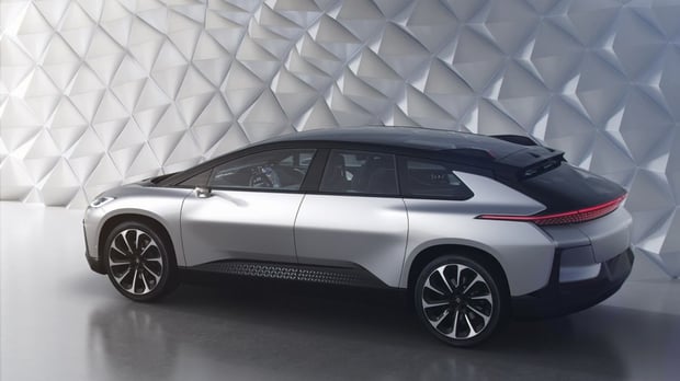 FF91, modelo de luxo da Faraday que compete com o Tesla Model S (Foto:Faraday/Divulgação)